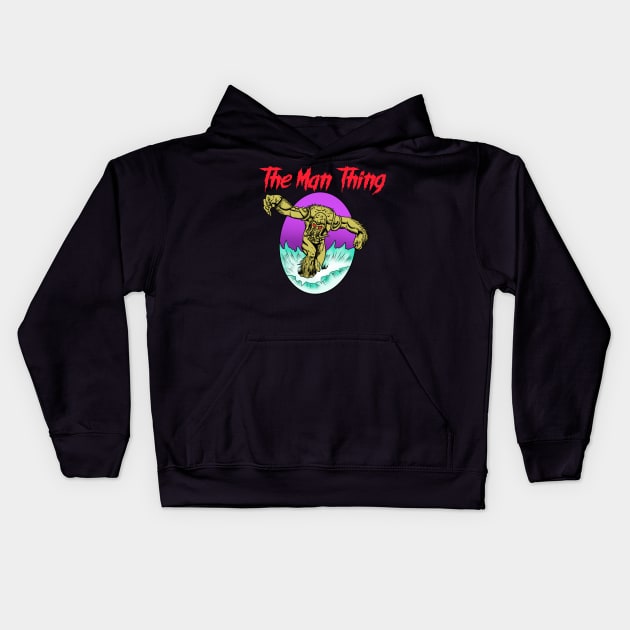 The Man Thing Kids Hoodie by asterami